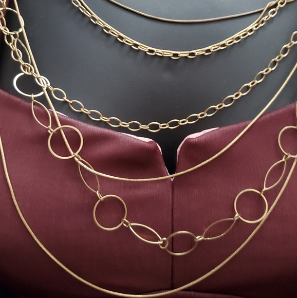 Stylish multi-strand necklace - Picture 3 of 6